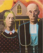 Dynamic Steve Kaufman American Gothic - State II