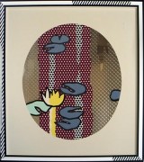 Roy Lichtenstein Water Lilies-Blue Lily Pads SIGNED