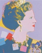 Beautiful Andy Warhol, Edition Prints Reigning Queens - Queen Margrethe Ii Of Denmark [Ii.342], 1985